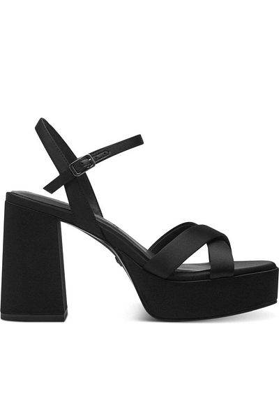 Tamaris Black Sandals Womens Shoes