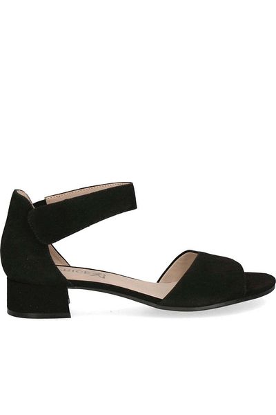 Caprice Black Sandals Womens Shoes