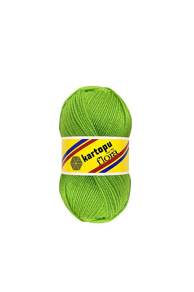 Kartopu Flora Booties Πλεκτό νήμα Πράσινο k442