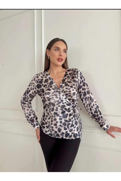 Butik SATEN BAĞÇIKLI BLUZ