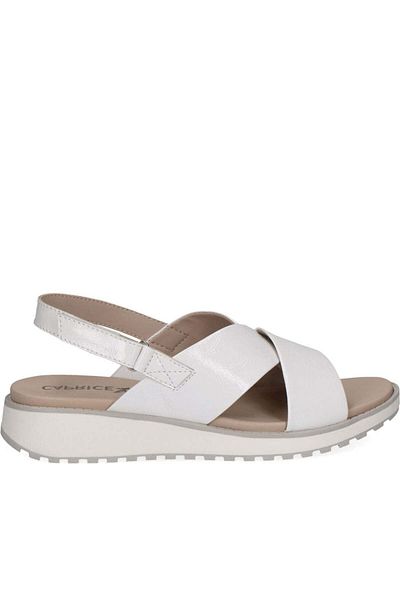 Caprice White Sandals Womens Shoes