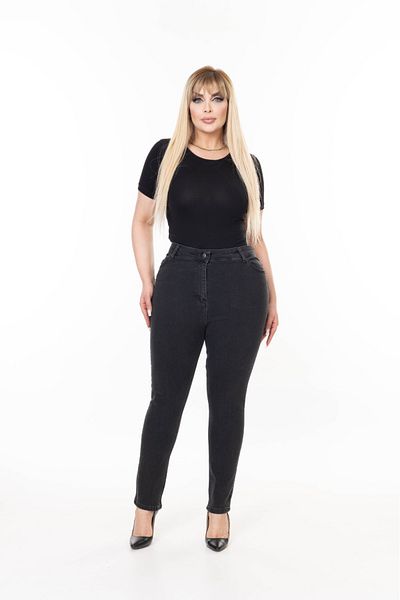 EYLÜLXXL Women's Plus Size Stretch Full Length Trousers