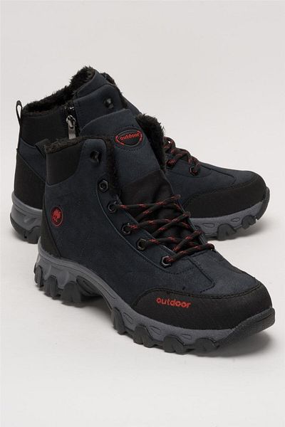 Liger Cizme lungi de trekking pentru exterior unisex Cold Proof Pantofi Bleumarin
