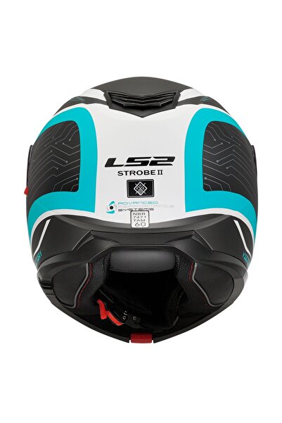 LS2 STROBE 2 ÇENE AÇILIR KASK VICTORY MAT TITANIUM BEYAZ METAL MAVİ