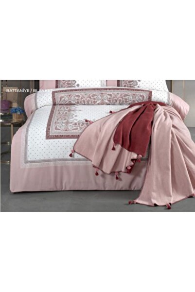 The Fabric Avocado Sleep Double Pompom Blanket Duvet Cover Set