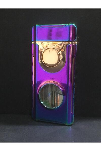 enyatakı Izgaralı Pürmüzlü çift Siboplu ışıklı gazlı metal tarz çakmak