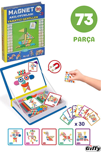 giffy Oyuncak Magnet Akıl Oyunları Yaratıcı Şekiller Eğitici Eğlenceli Set