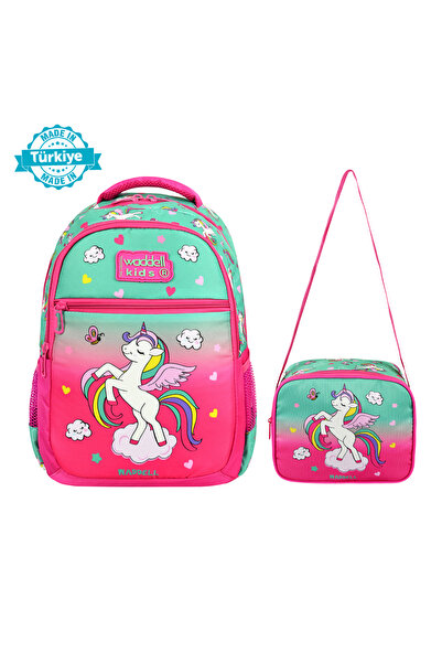 Niss Store Licencirani Aqua Green-fuchsia jednorog Sa deznom za devojčice u o...