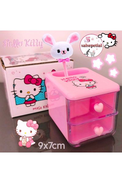 Salsepetial Hello Kitty Μολυβοθήκη Επιτραπέζια θήκη για στυλό Hello Kitty Συρταριέρα Μολυβοθήκη Επιτραπέζια οργάνωση
