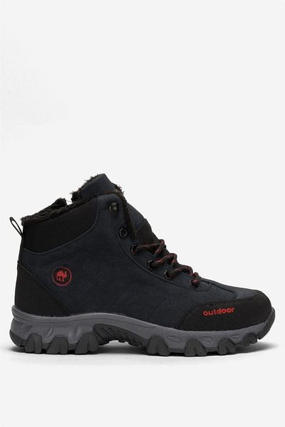 Liger Cizme lungi de trekking pentru exterior unisex Cold Proof Pantofi Bleumarin
