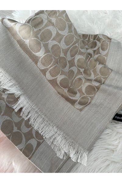 Webinay Home C Pattern Cashmere Silk Shawl Double-Sided Use
