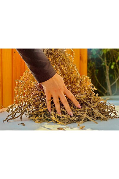 Orbak Kağıt Zigzag Kırpık Kağıt Kraft 50 gr | Kutu İçi Süsleme ve Hediye Pake...