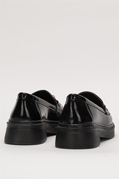 Liger Women's Buckle High Sole Casual Shoes Black - Black