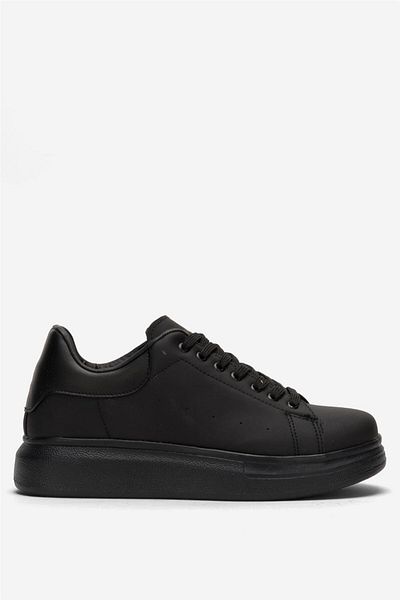 Liger Unisex ψηλή σόλα Casual Sports Sneaker Παπούτσια ΜΑΥΡΟ