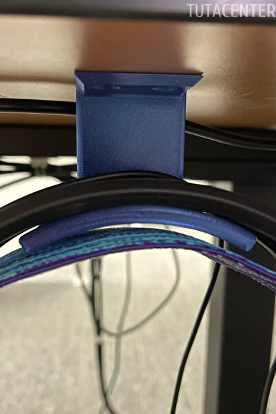 TUTACENTER Masa Altı Kulaklık Asma Aparatı, Bilgisayar Kulaklığı Askı Aparatı...