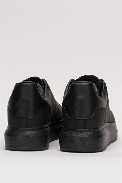 Liger Unisex Yüksek Taban Günlük Spor Sneaker Ayakkabı SİYAH