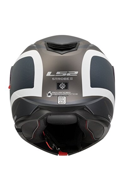 LS2 STROBE 2 VICTORY MAT GRİ-MAVİ-KUM KASK