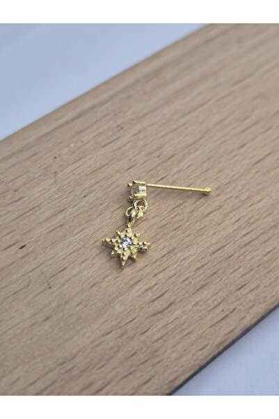 Set 925 Ayar Gümüş Zirkon Taşlı Sallantılı ''YILDIZ'' Hızma ( Yıldız En:5 mm ...