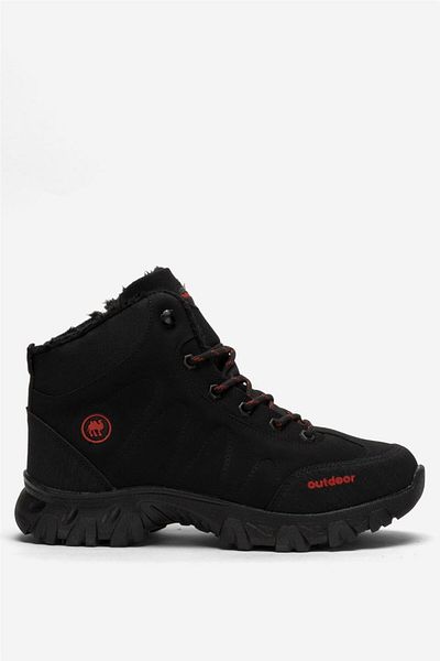 Liger Cold Proof Unisex Long Outdoor Trekking Boots Παπούτσια Μαύρα