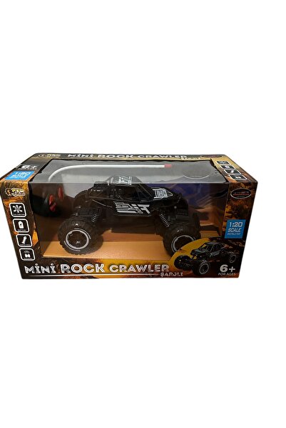 H.H.M ŞENVER TİCARET Kumandalı Şarjlı Arazi Aracı 1:20 Siyah Mini Rock Crawler