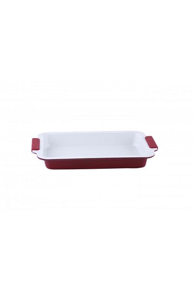 ertone Mn 755 Cake Tray, Rectangular Ceramic Shape, Size 40.5x27 Cm