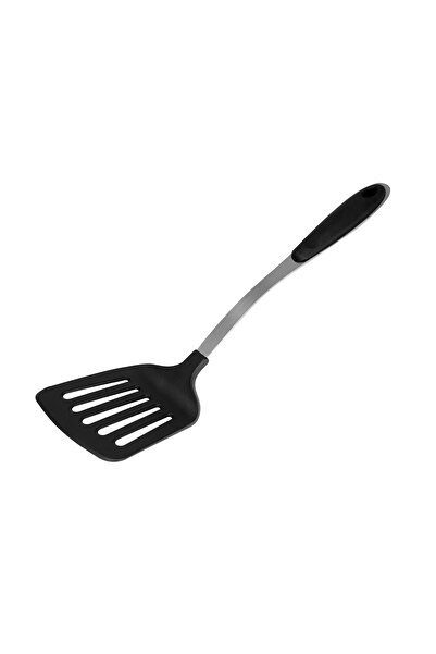 ROYALFORD ملعقة مسطحة من النايلون ذات فتحات ومقبض من الفولاذ RF1203-NSS