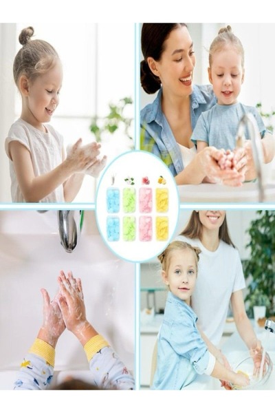 ETT Pack of 3 300 Sheets Perfumed Melting Mini Paper Soap Student Children School Hand Soap + Gift