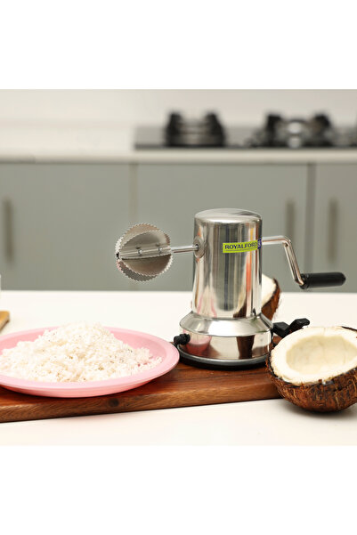 ROYALFORD مكشطة جوز الهند من الفولاذ المقاوم للصدأ RF9709 - حادة