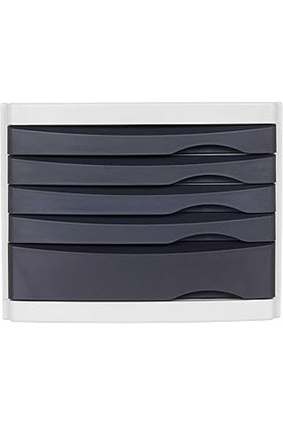 Mu Art Ahşap Opsobjects Ops Ops Cmc 105 Black Desktop Organizer with Drawers