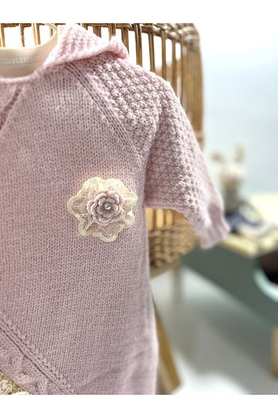Nipperland Baby Girl & Child Knitted Knitwear Snap Fastener Bodysuit Gift Jumpsuit