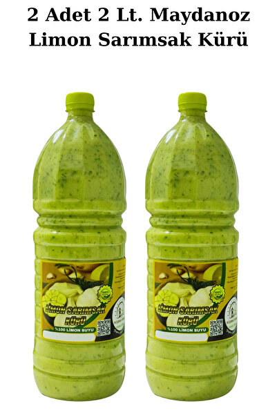 ayşeana yöresel Limon Sarımsak Kürü Maydanozlu El Yapımı Doğal 4 Lt