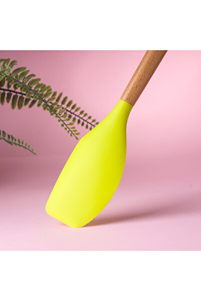 ROYALFORD ملعقة سيليكون | بمقبض خشبي | RF10273