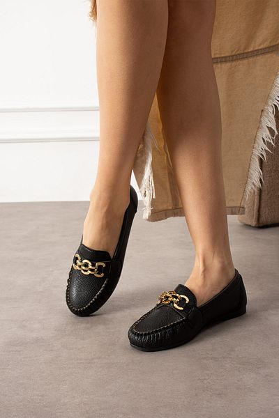 SWORD Balerini de damă - Pantofi de zi cu zi ortopedici, eleganti, confortabili, cu detaliu cu cataramă