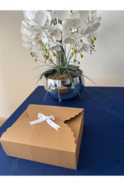 Krafton DOĞAL KRAFT HEDİYE KUTUSU\ BEYAZ KURDALELİ\ DOĞUM GÜNÜ\ÖZEL GÜN\SEVGİ...