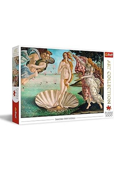 MAGNESİA Trefl Tr10589 the Birth of Venus, Sandro Botticelli 1000 Pieces Art Collection, Premium Quality, Yetişk