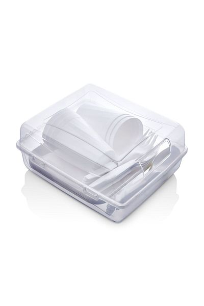 ALP HOME 6-Person Picnic Set with Bag 32 Pieces