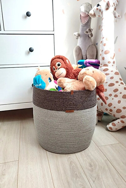 MİEN HOME Jüt Hasır Örgü Saksılık Hasır Sepet Saksı