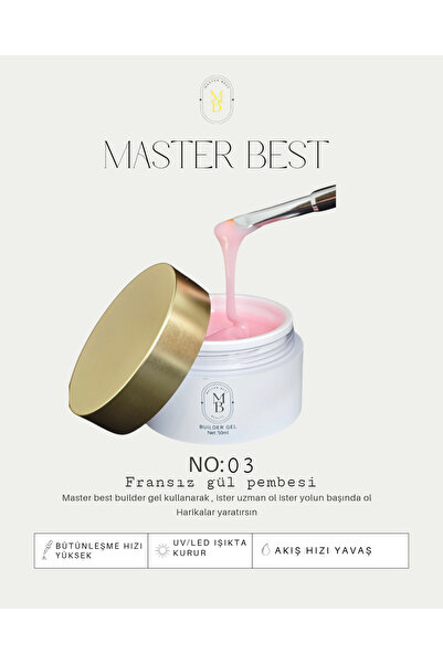 masterbest MASTER BEST BUİLDER GEL 50ML
