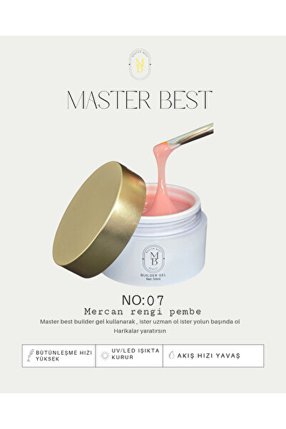 masterbest MASTER BEST BUİLDER GEL 50ML