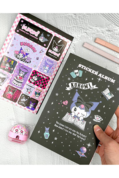 ZeCo Collection ألبوم ملصقات شخصيات كورومي من سانريو، 16 ورقة، ملصق دفتر ملاح...