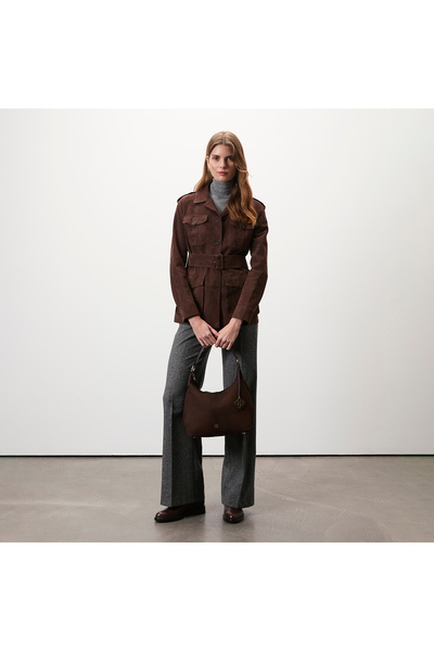 Desa Tiora Kahve Kadın Süet Ceket