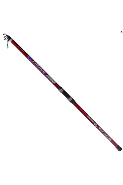 Okyanusav - Remixon Strong 4.20m 100-250gr Red Tele Surf Kamış - RED