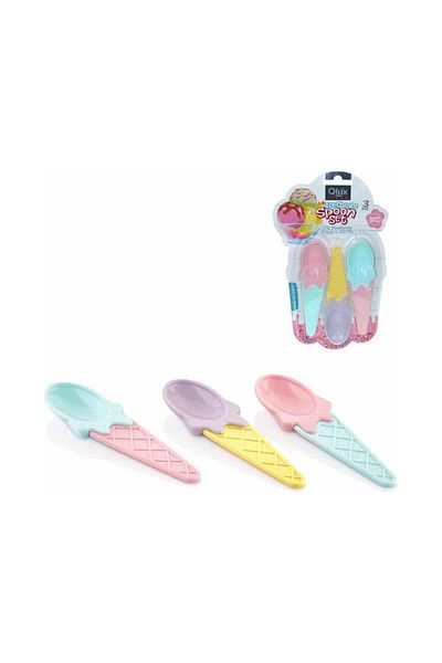 Ethab Ticaret 3 Carnival Ice Cream Spoons - Royaleks L716