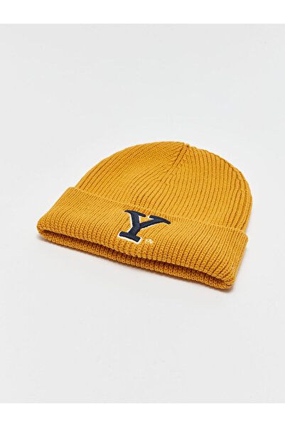 LC Waikiki Embroidered Knitwear Men's Beret