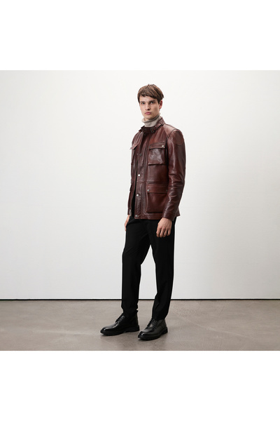 Desa Dione Kahve Erkek Deri Mont