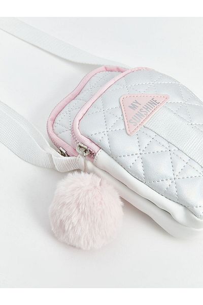 LC Waikiki Geantă Crossbody pentru fete cu pompon nou sezon - S5EB43Z4