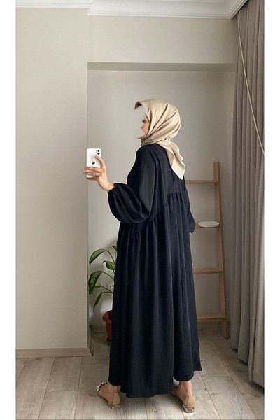 katalya Black Souffle Ayrobin Hijab Dress