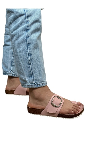 COMFORT OF PANTOFOLE papuci de dama cu catarame mari