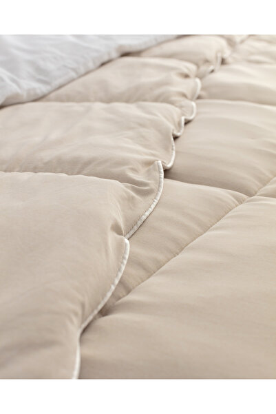 Madame Coco İlus Tek Kişilik Bambu Comforter Set - Bej