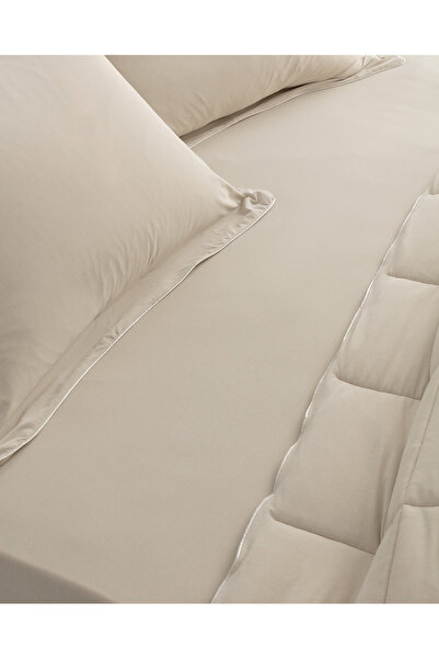 Madame Coco İlus Tek Kişilik Bambu Comforter Set - Bej